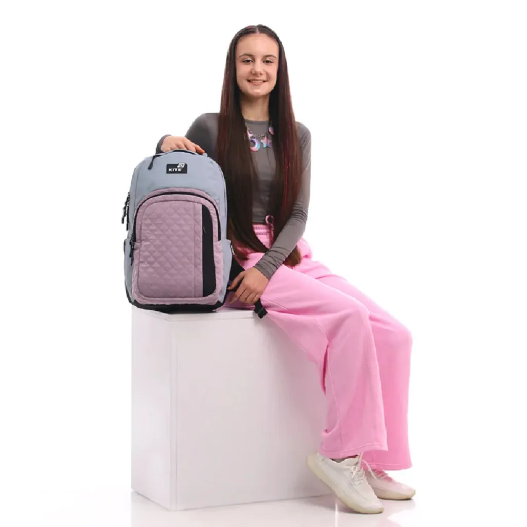 Ортопедичний рюкзак шкільний Kite Education teens K25-2578L-2, сірий Ортопедичний рюкзак шкільний Kite Education teens K25-2578L-2, сірий