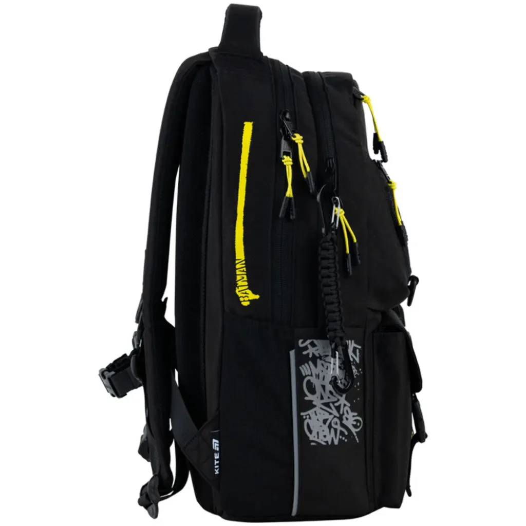 Ортопедичний рюкзак Kite Education teens DC Batman DC25-2587M, чорний Ортопедичний рюкзак Kite Education teens DC Batman DC25-2587M, чорний