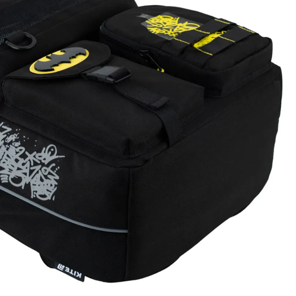 Ортопедичний рюкзак Kite Education teens DC Batman DC25-2587M, чорний Ортопедичний рюкзак Kite Education teens DC Batman DC25-2587M, чорний