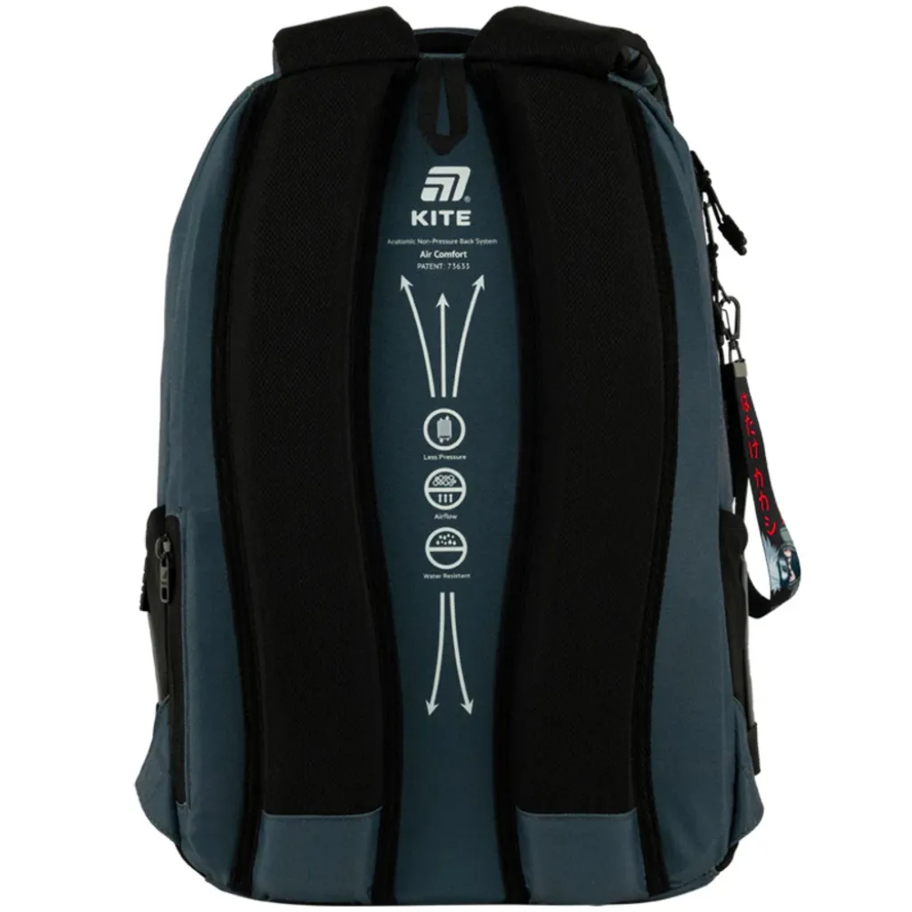 Ортопедичний рюкзак Kite Education teens Naruto Shippuden NR25-2587M, сірий Ортопедичний рюкзак Kite Education teens Naruto Shippuden NR25-2587M, сірий