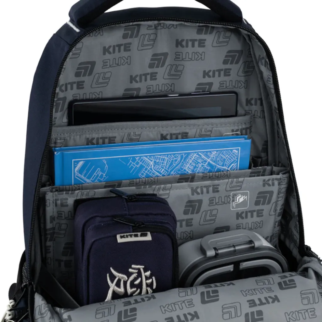 Ортопедичний рюкзак Kite Education teens K25-2587M-2, синій Ортопедичний рюкзак Kite Education teens K25-2587M-2, синій