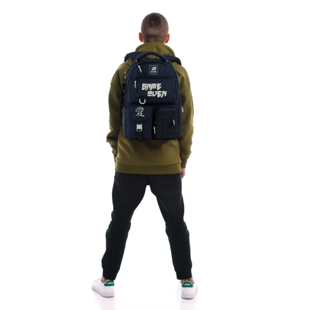 Ортопедичний рюкзак Kite Education teens K25-2587M-2, синій Ортопедичний рюкзак Kite Education teens K25-2587M-2, синій