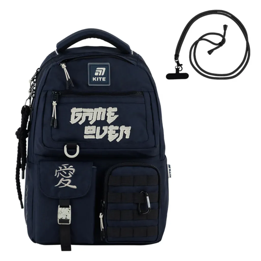 Ортопедичний рюкзак Kite Education teens K25-2587M-2, синій Ортопедичний рюкзак Kite Education teens K25-2587M-2, синій