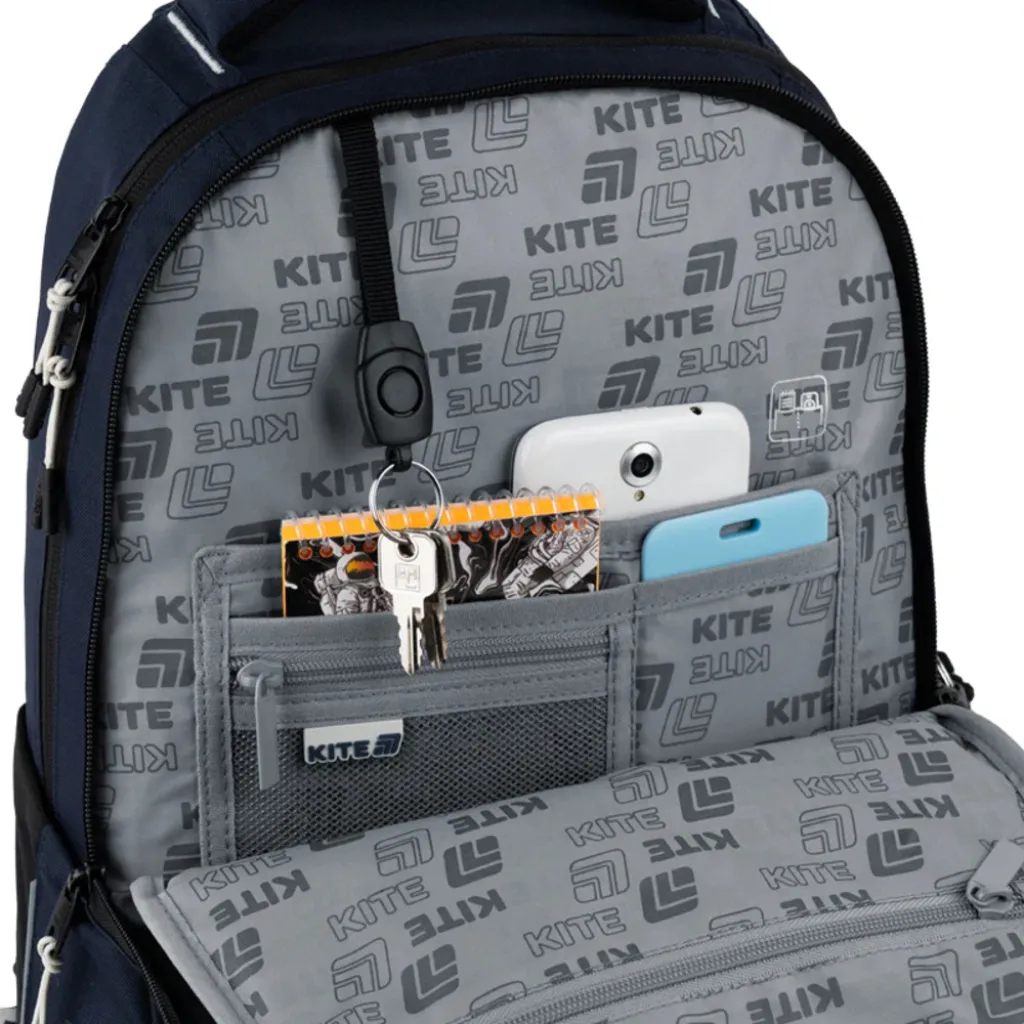 Ортопедичний рюкзак Kite Education teens K25-2587M-2, синій Ортопедичний рюкзак Kite Education teens K25-2587M-2, синій