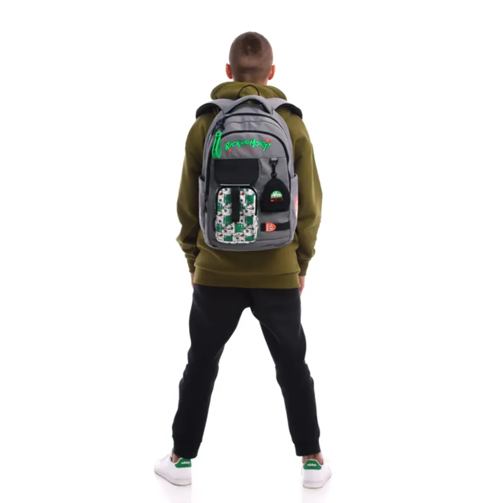 Ортопедичний рюкзак Kite Education teens Rick & Morty RM25-2597L, сірий Ортопедичний рюкзак Kite Education teens Rick & Morty RM25-2597L, сірий