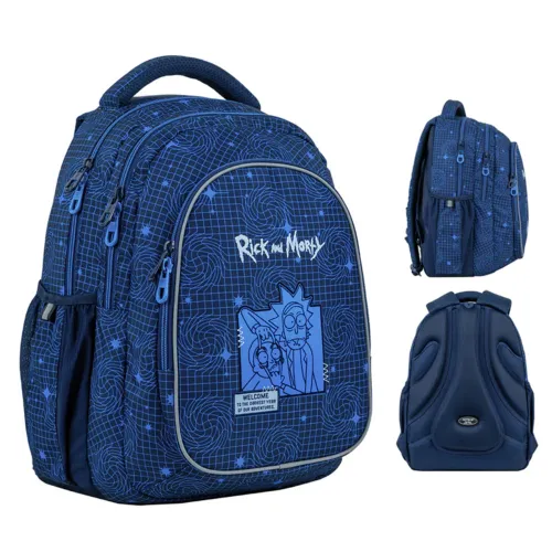 Ортопедичний рюкзак Kite Education Rick and Morty RM24-8001L, синій - Фото№1 Ортопедичний рюкзак Kite Education Rick and Morty RM24-8001L, синій - Фото№1