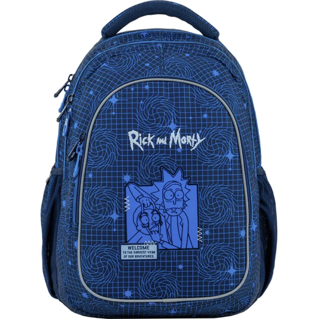 Ортопедичний рюкзак Kite Education Rick and Morty RM24-8001L, синій Ортопедичний рюкзак Kite Education Rick and Morty RM24-8001L, синій