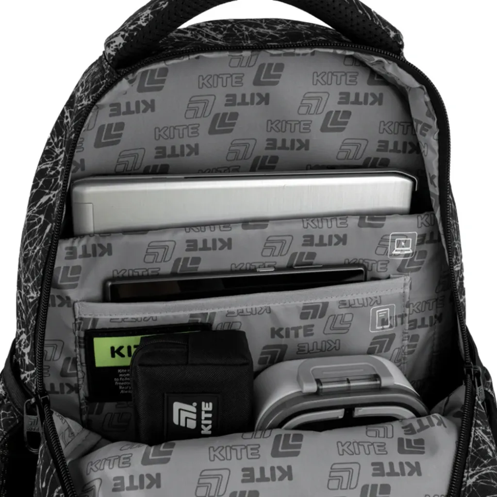 Ортопедичний рюкзак Kite Education teens K25-8001L-1, чорний Ортопедичний рюкзак Kite Education teens K25-8001L-1, чорний