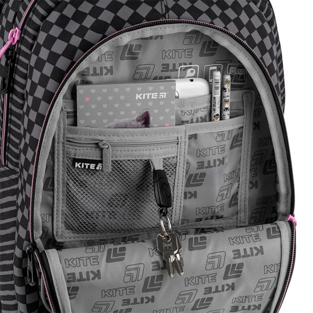 Ортопедичний рюкзак Kite Education teens K25-8001L-2, сірий Ортопедичний рюкзак Kite Education teens K25-8001L-2, сірий