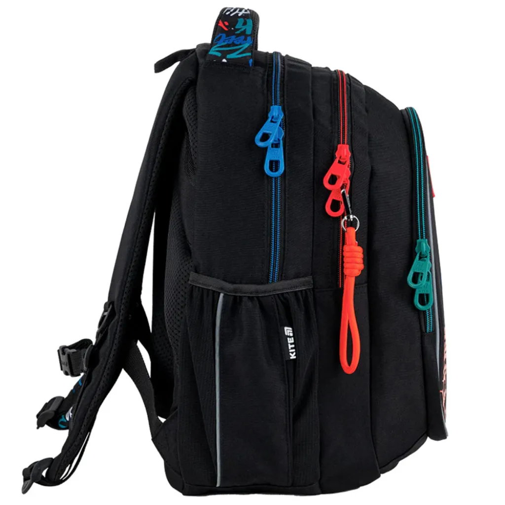 Ортопедичний рюкзак Kite Education teens K25-8001M-1, чорний Ортопедичний рюкзак Kite Education teens K25-8001M-1, чорний