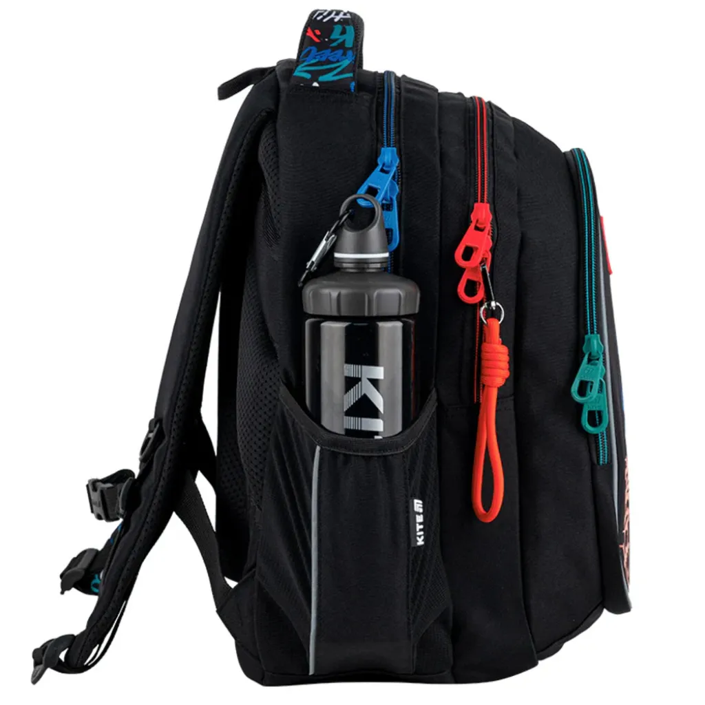 Ортопедичний рюкзак Kite Education teens K25-8001M-1, чорний Ортопедичний рюкзак Kite Education teens K25-8001M-1, чорний