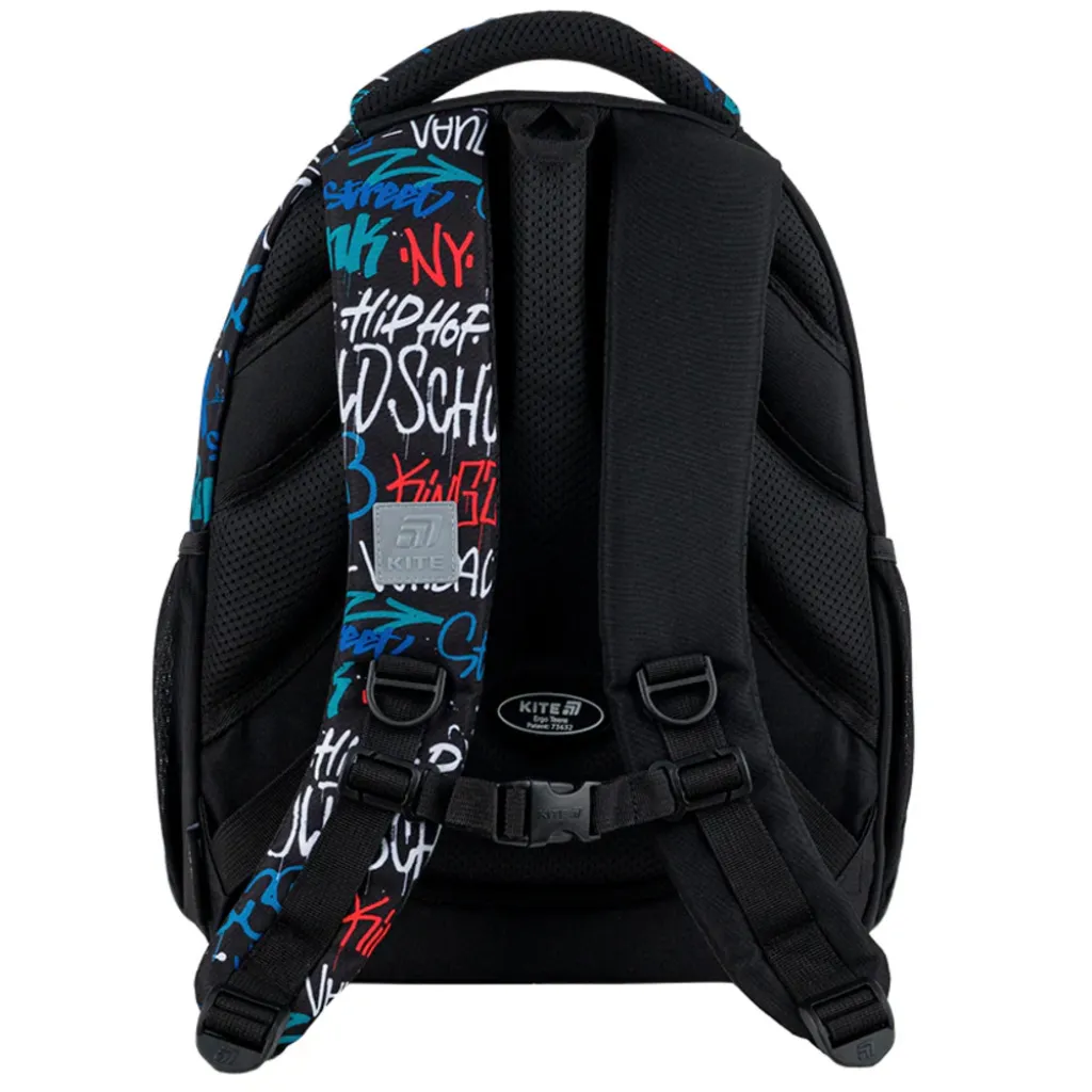 Ортопедичний рюкзак Kite Education teens K25-8001M-1, чорний Ортопедичний рюкзак Kite Education teens K25-8001M-1, чорний