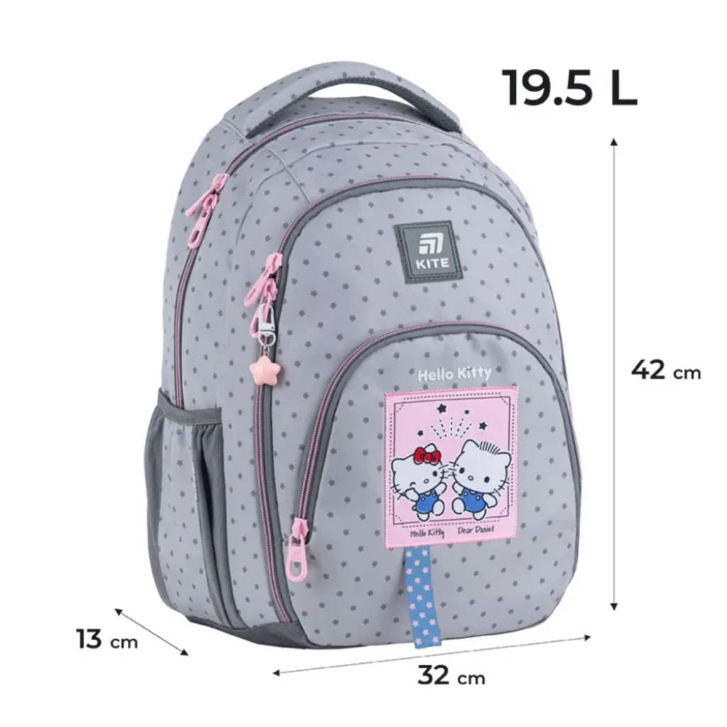 Ортопедичний рюкзак Kite Education teens Hello Kitty HK25-905M, сірий Ортопедичний рюкзак Kite Education teens Hello Kitty HK25-905M, сірий