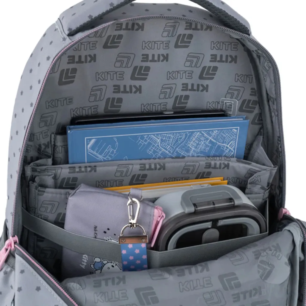 Ортопедичний рюкзак Kite Education teens Hello Kitty HK25-905M, сірий Ортопедичний рюкзак Kite Education teens Hello Kitty HK25-905M, сірий