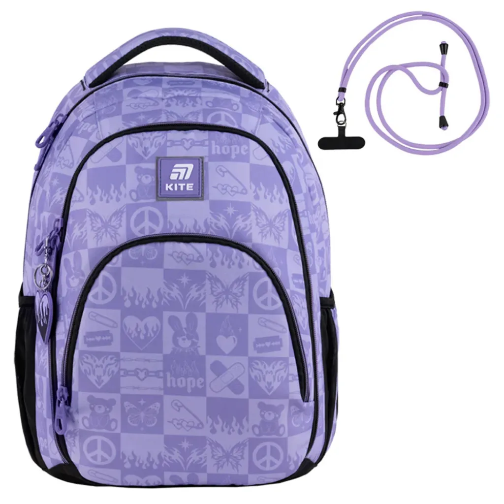 Ортопедичний рюкзак Kite Education teens K25-905M-3, бузковий Ортопедичний рюкзак Kite Education teens K25-905M-3, бузковий