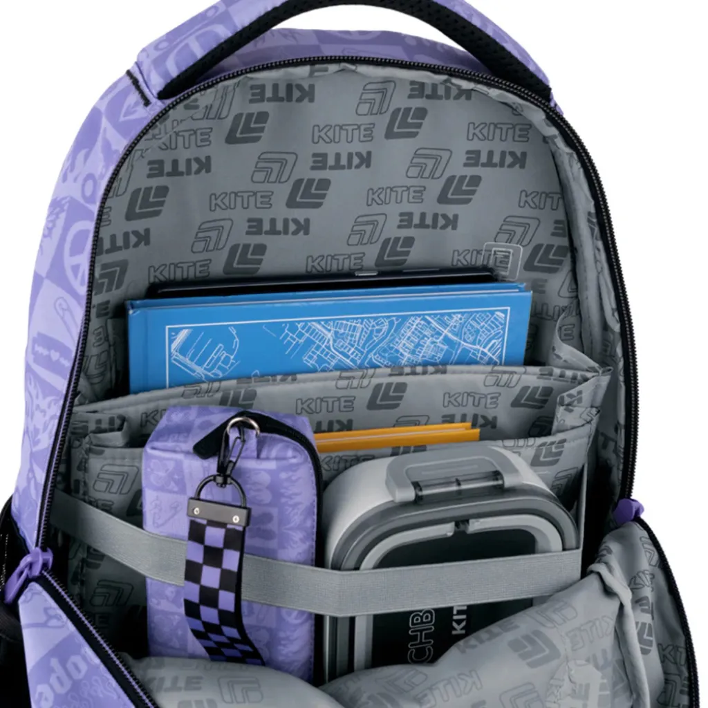 Ортопедичний рюкзак Kite Education teens K25-905M-3, бузковий Ортопедичний рюкзак Kite Education teens K25-905M-3, бузковий