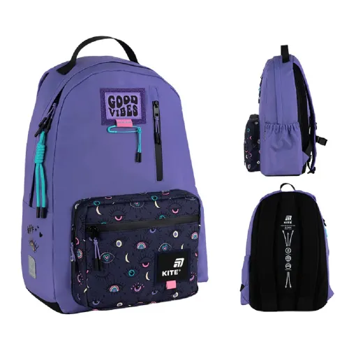 Ортопедичний рюкзак шкільний Kite Education teens K25-949L-2, фіолетовий - Фото№1 Ортопедичний рюкзак шкільний Kite Education teens K25-949L-2, фіолетовий - Фото№1