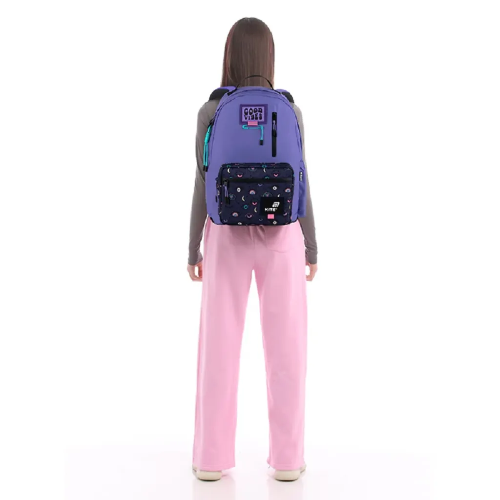 Ортопедичний рюкзак шкільний Kite Education teens K25-949L-2, фіолетовий Ортопедичний рюкзак шкільний Kite Education teens K25-949L-2, фіолетовий