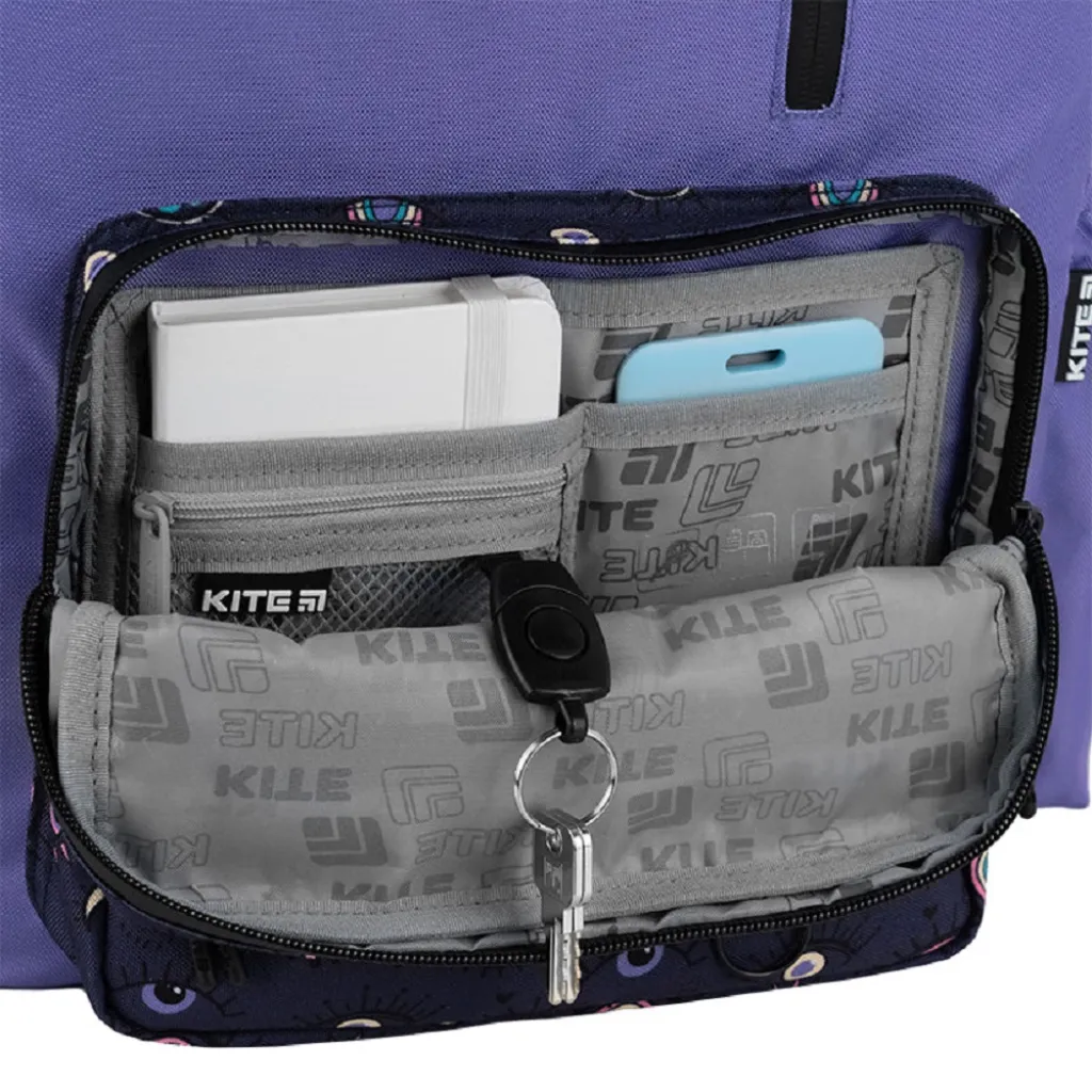 Ортопедичний рюкзак шкільний Kite Education teens K25-949L-2, фіолетовий Ортопедичний рюкзак шкільний Kite Education teens K25-949L-2, фіолетовий