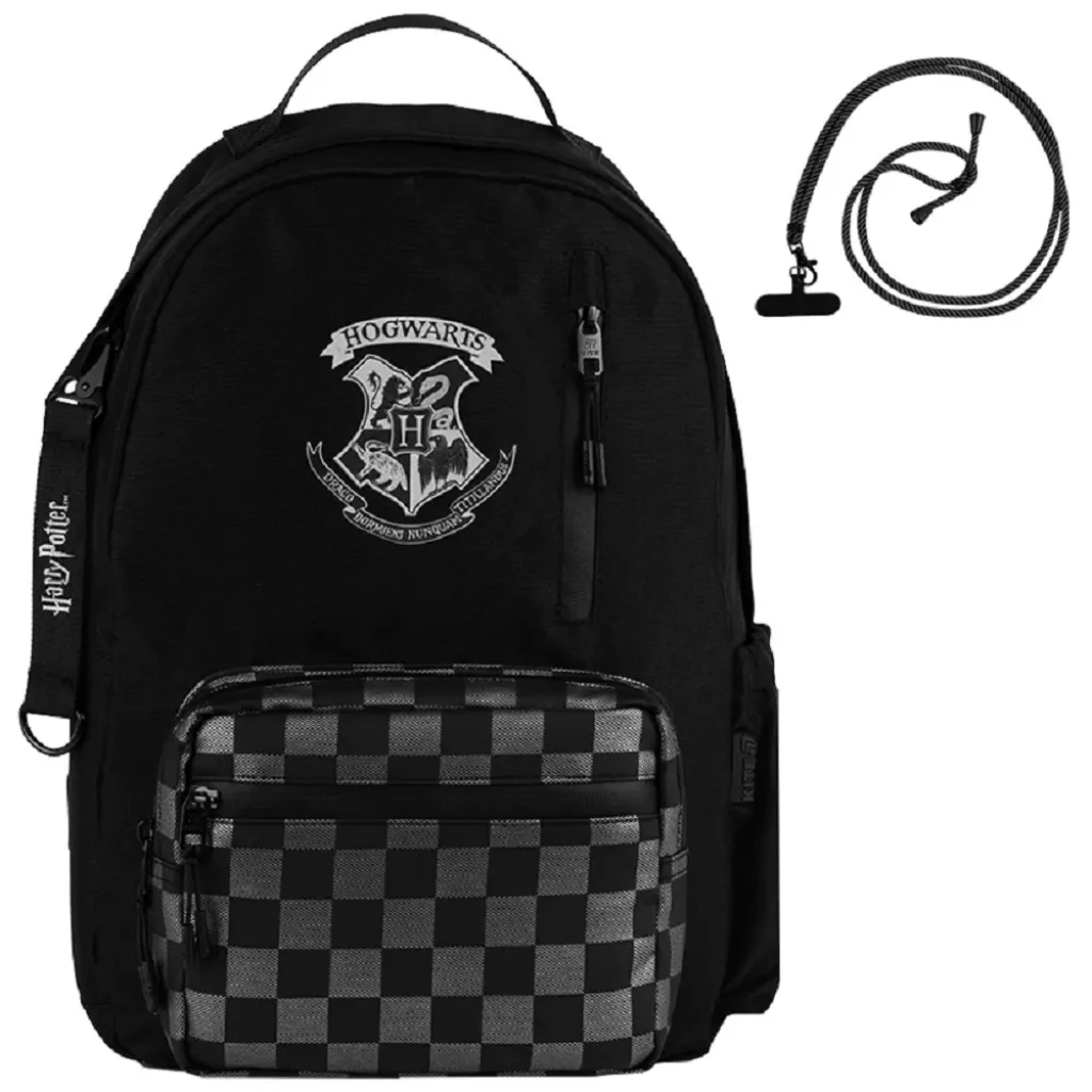 Ортопедичний рюкзак шкільний Kite Education teens Harry Potter HP25-949M, чорний Ортопедичний рюкзак шкільний Kite Education teens Harry Potter HP25-949M, чорний