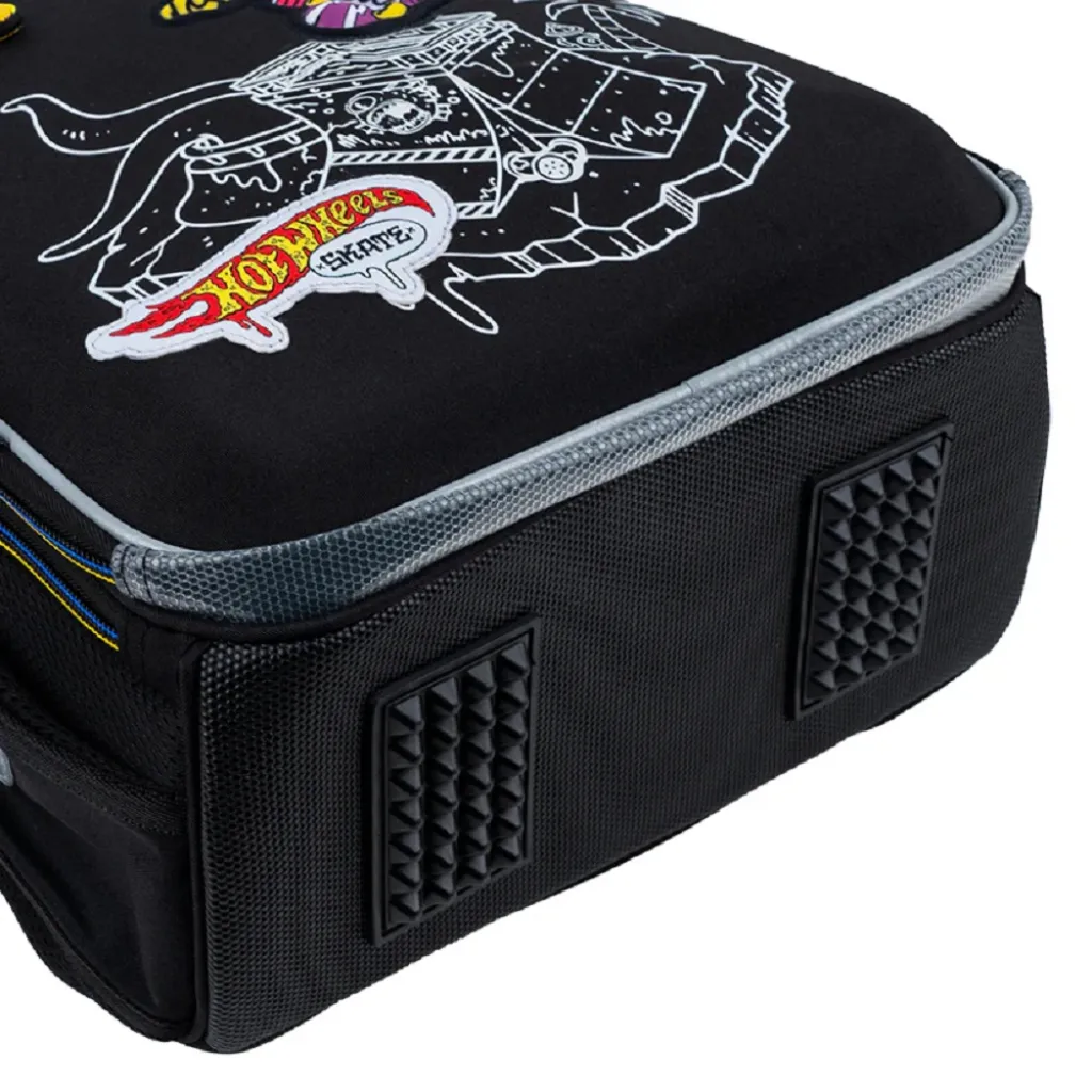 Ортопедичний рюкзак каркасний Kite Education Hot Wheels Skate HW25-531M, чорний Ортопедичний рюкзак каркасний Kite Education Hot Wheels Skate HW25-531M, чорний