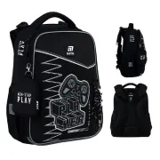 Ортопедичний рюкзак каркасний  Kite Education Player K25-531M-3, чорний