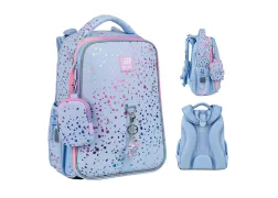 Ортопедичний рюкзак каркасний Kite Education Shiny K25-531M-1, блакитний Ортопедичний рюкзак каркасний Kite Education Shiny K25-531M-1, блакитний