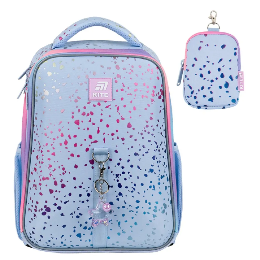 Ортопедичний рюкзак каркасний Kite Education Shiny K25-531M-1, блакитний Ортопедичний рюкзак каркасний Kite Education Shiny K25-531M-1, блакитний