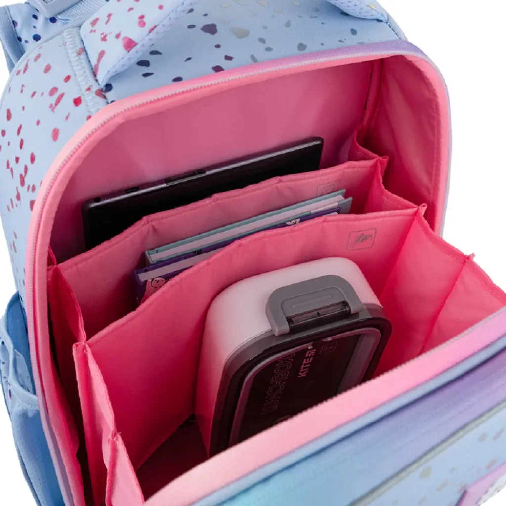 Ортопедичний рюкзак каркасний Kite Education Shiny K25-531M-1, блакитний Ортопедичний рюкзак каркасний Kite Education Shiny K25-531M-1, блакитний