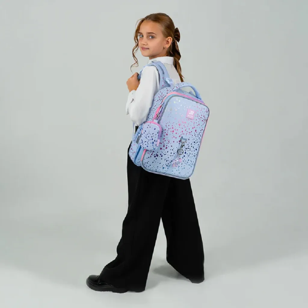 Ортопедичний рюкзак каркасний Kite Education Shiny K25-531M-1, блакитний Ортопедичний рюкзак каркасний Kite Education Shiny K25-531M-1, блакитний