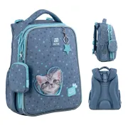 Ортопедичний рюкзак каркасний Kite Education Studio Pets SP25-531M, синій