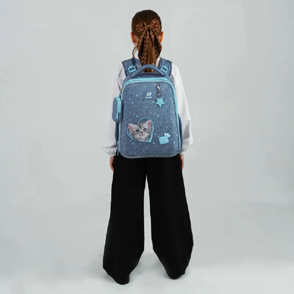 Ортопедичний рюкзак каркасний Kite Education Studio Pets SP25-531M, синій Ортопедичний рюкзак каркасний Kite Education Studio Pets SP25-531M, синій