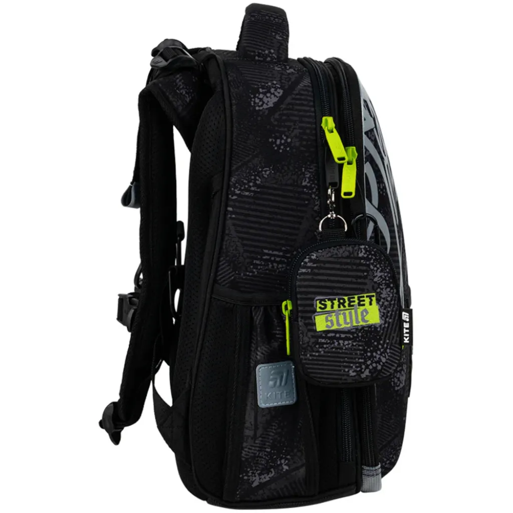 Ортопедичний рюкзак Kite Education Street Style K25-531M-4, чорний Ортопедичний рюкзак Kite Education Street Style K25-531M-4, чорний