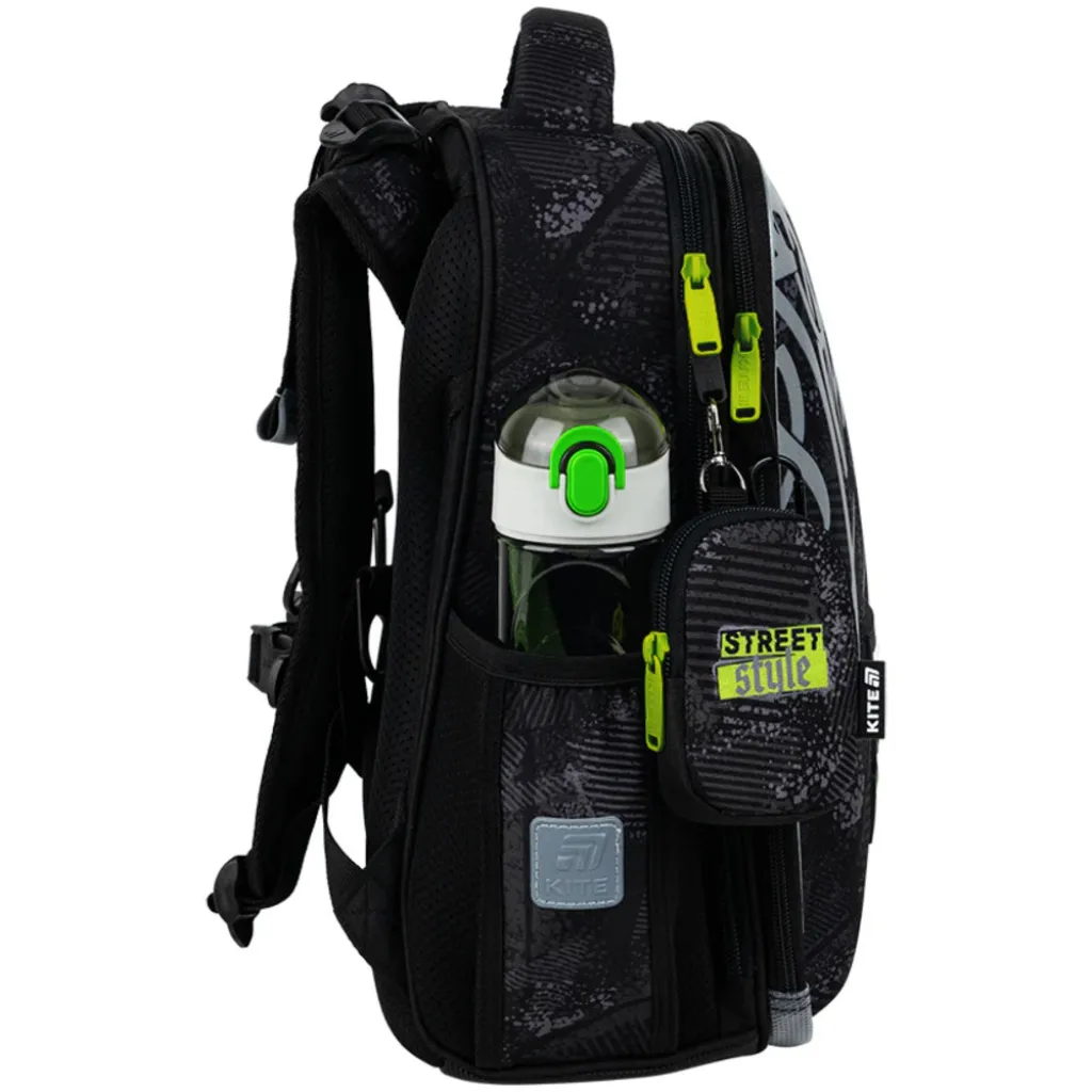 Ортопедичний рюкзак Kite Education Street Style K25-531M-4, чорний Ортопедичний рюкзак Kite Education Street Style K25-531M-4, чорний