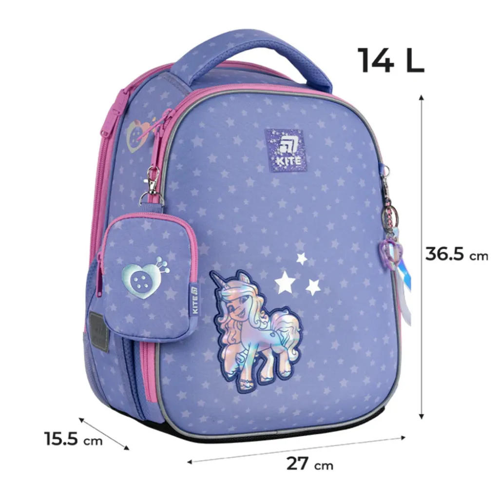 Ортопедичний рюкзак Kite Education My Little Pony LP25-555S, бузковий Ортопедичний рюкзак Kite Education My Little Pony LP25-555S, бузковий