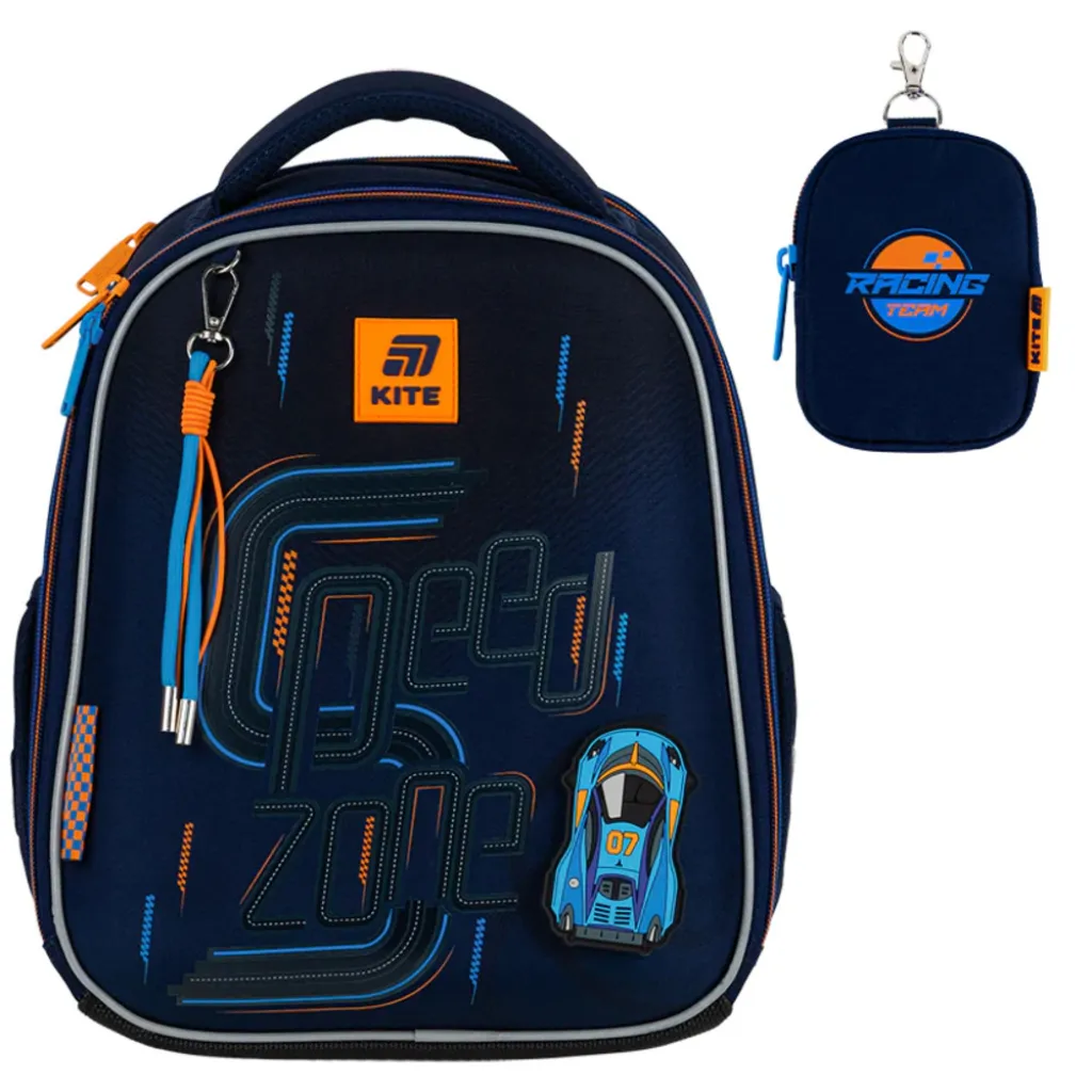 Ортопедичний рюкзак Kite Education Speed Zone K25-555S-3, темно-синій Ортопедичний рюкзак Kite Education Speed Zone K25-555S-3, темно-синій