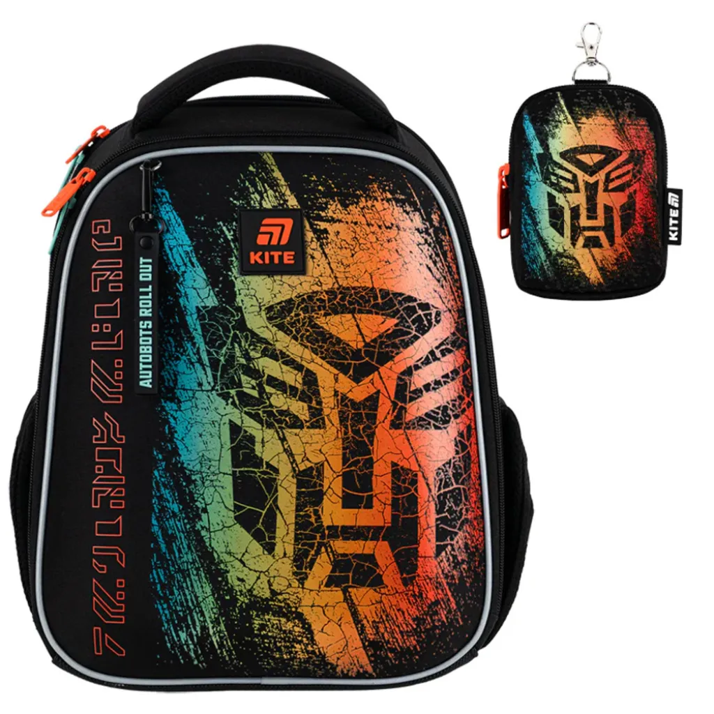 Ортопедичний рюкзак Kite Education Transformers Generations TF25-555S, чорний Ортопедичний рюкзак Kite Education Transformers Generations TF25-555S, чорний