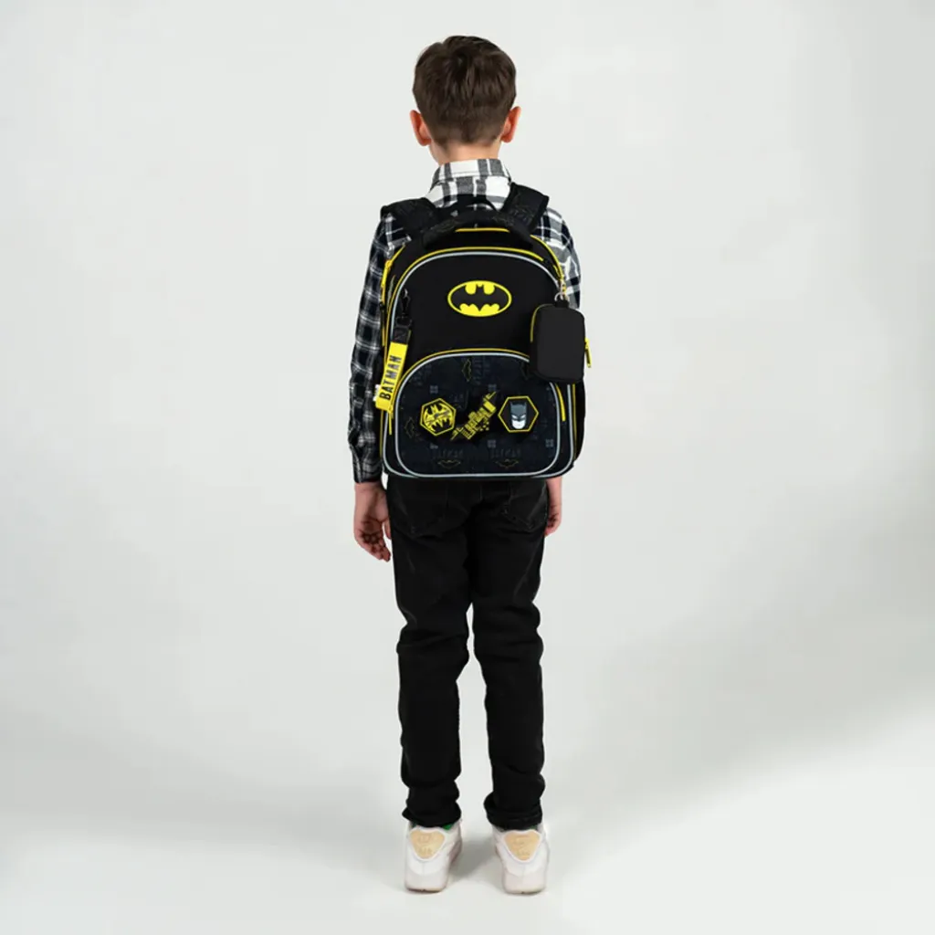 Ортопедичний рюкзак Kite Education DC Batman DC25-556M, чорний Ортопедичний рюкзак Kite Education DC Batman DC25-556M, чорний