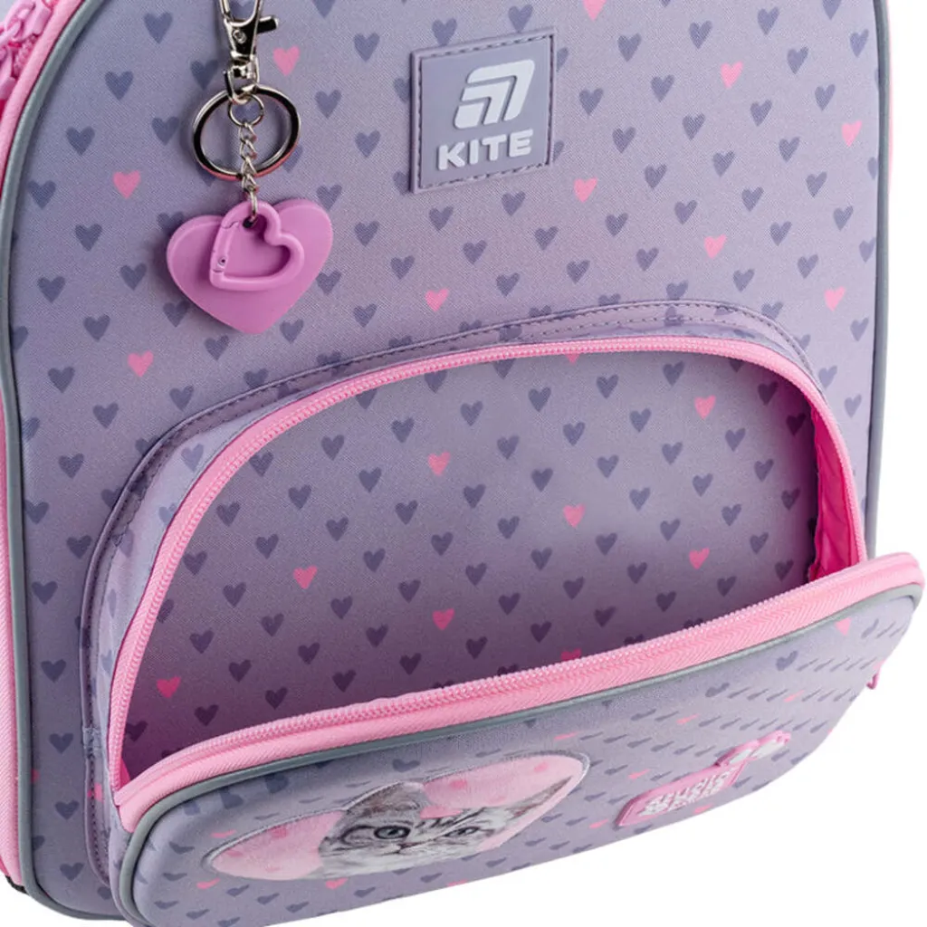 Ортопедичний рюкзак Kite Education Studio Pets SP25-556M, бузковий Ортопедичний рюкзак Kite Education Studio Pets SP25-556M, бузковий