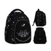 Ортопедический рюкзак Kite Education Teens Gothic Elegance K26-8001L, черный Ортопедический рюкзак Kite Education Teens Gothic Elegance K26-8001L, черный