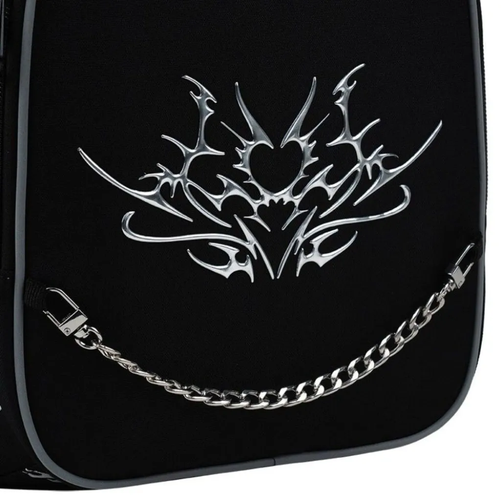 Ортопедический рюкзак Kite Education Teens Gothic Elegance K26-8001L, черный Ортопедический рюкзак Kite Education Teens Gothic Elegance K26-8001L, черный