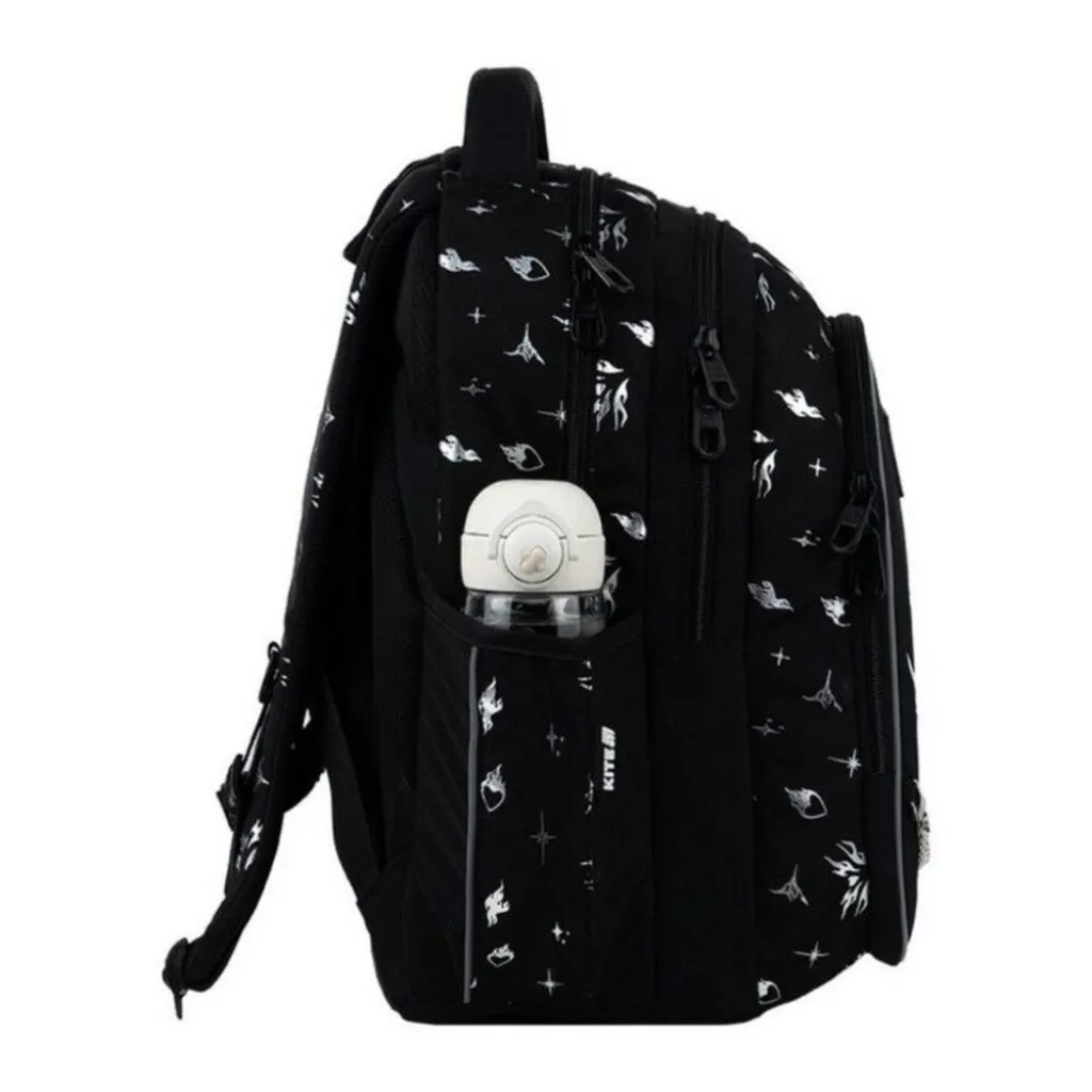 Ортопедический рюкзак Kite Education Teens Gothic Elegance K26-8001L, черный Ортопедический рюкзак Kite Education Teens Gothic Elegance K26-8001L, черный