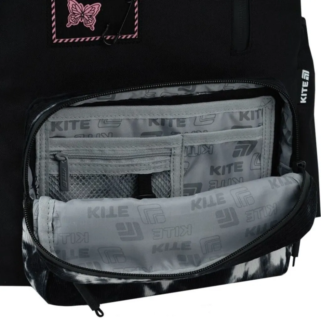 Городской ортопедический рюкзак Kite Education Teens Danger K26-949M-1, черный