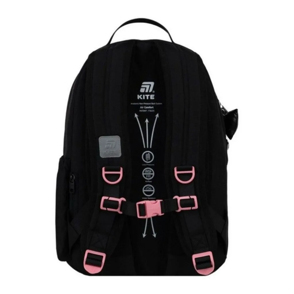 Городской ортопедический рюкзак Kite Education Teens Danger K26-949M-1, черный