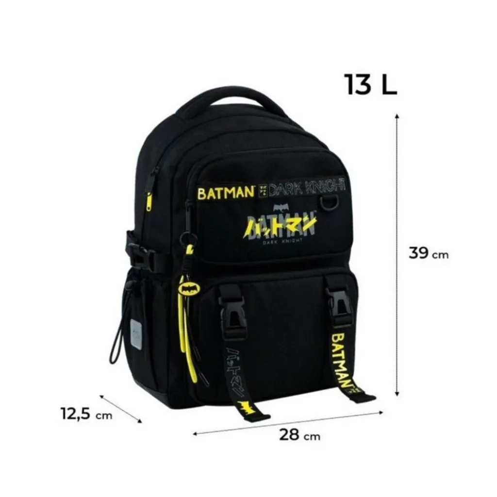 Ортопедический рюкзак Kite Education DC Comics DC26-1022M, черный Ортопедический рюкзак Kite Education DC Comics DC26-1022M, черный
