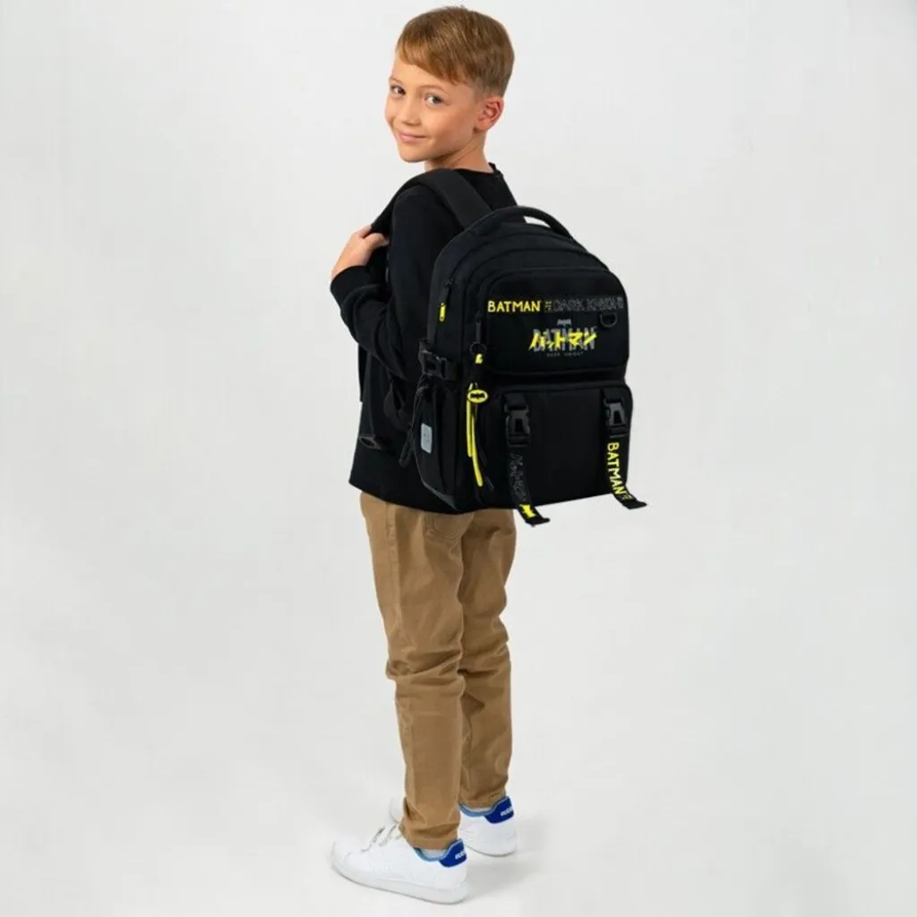 Ортопедический рюкзак Kite Education DC Comics DC26-1022M, черный Ортопедический рюкзак Kite Education DC Comics DC26-1022M, черный