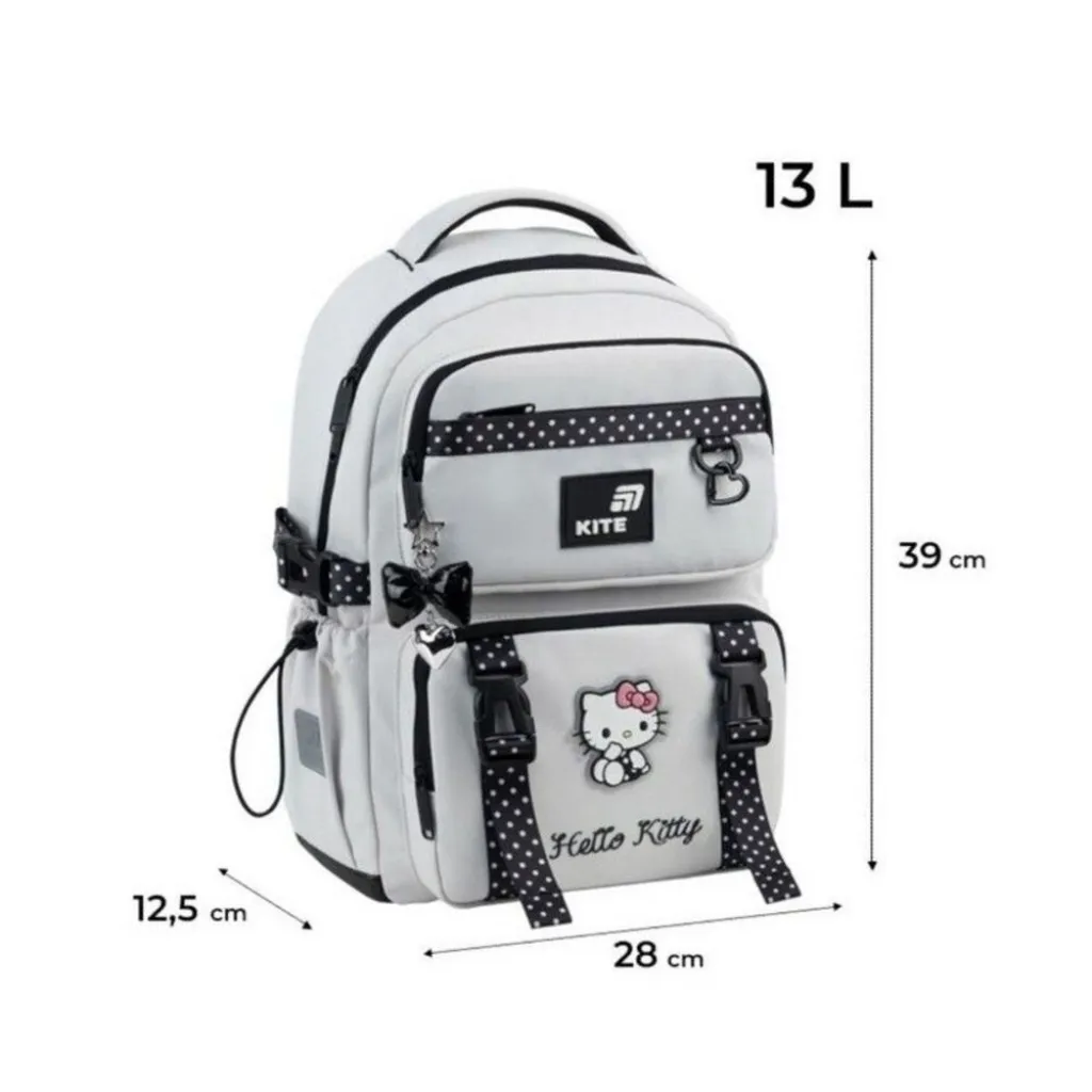 Ортопедический рюкзак Kite Education Hello Kitty HK26-1022M, серый