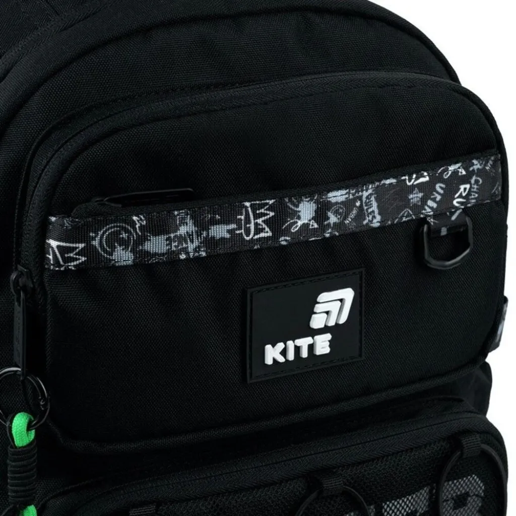 Ортопедический рюкзак Kite Education Skater K26-1022M-2, черный