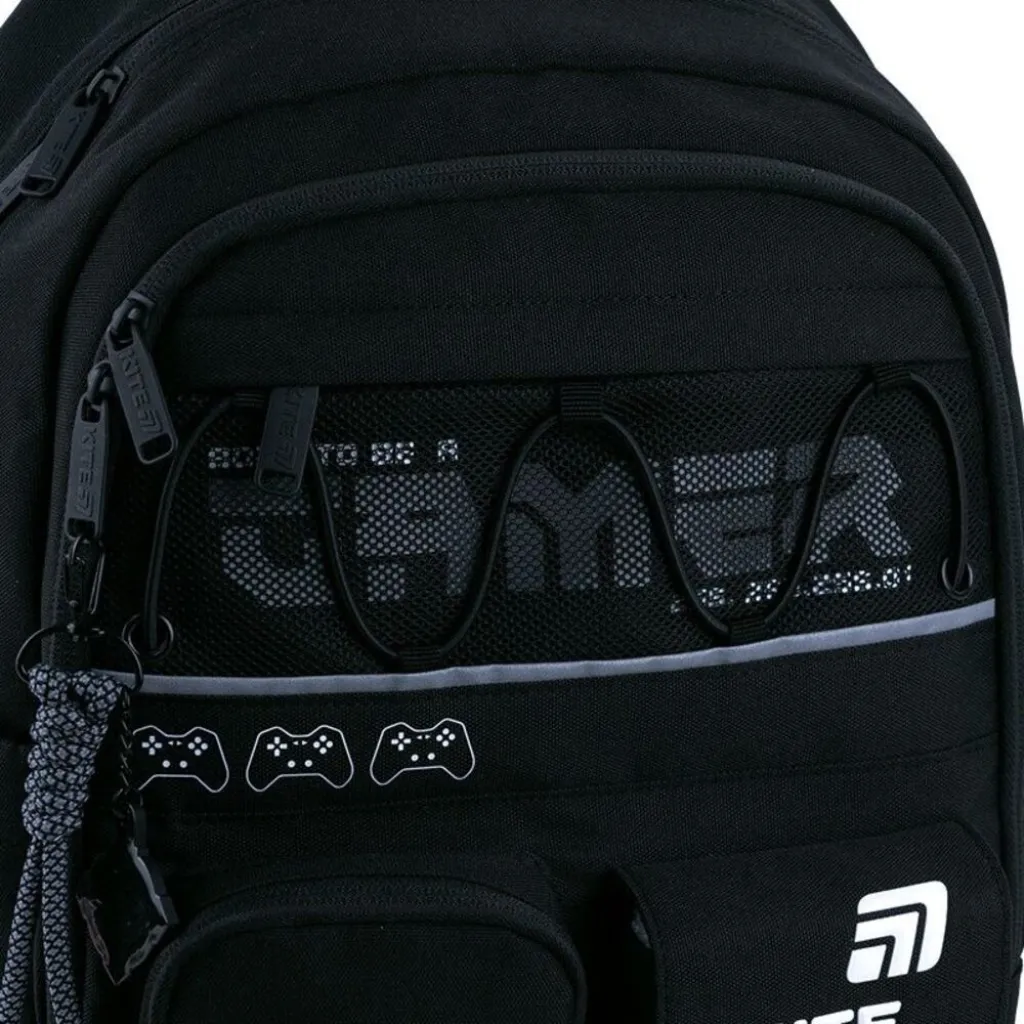 Ортопедический рюкзак Kite Education Gamer K26-584M-5, черный Ортопедический рюкзак Kite Education Gamer K26-584M-5, черный
