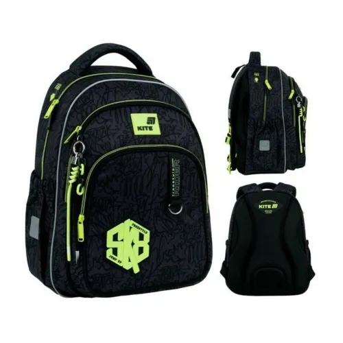 Ортопедический рюкзак Kite Education SK8 K26-763M-3, черный - Фото№1 Ортопедический рюкзак Kite Education SK8 K26-763M-3, черный - Фото№1